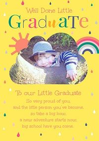 Tap to view Well Done Little Graduate Photo Card