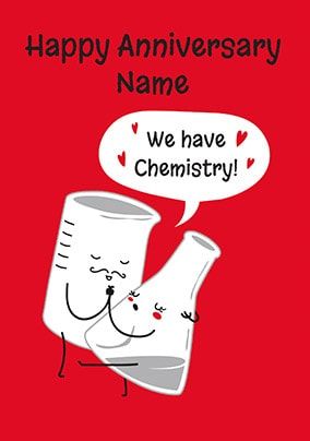 Z DISC Snorgtees - Anniversary Card We have Chemistry