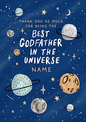 Best Godfather In Universe Card