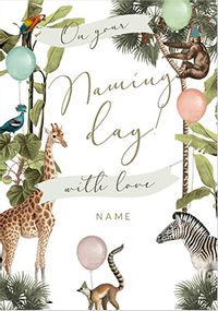 Tap to view Wild Animals Naming Day Card