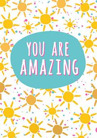 You are Amazing personalised Card