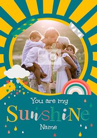 Tap to view Cancer Research You are my Sunshine photo personalised Card