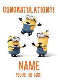 Tap to view Despicable Me - You're The Best Personalised Card