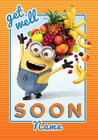 Tap to view Minion Get Well Soon Card
