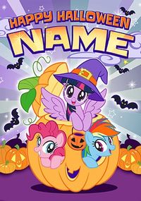 Tap to view My Little Pony Halloween Personalised Card