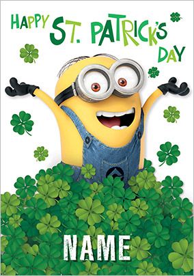 Despicable Me 2 - Minions St Patrick's Day card