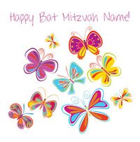 Bat Mitzvah - Butterflies