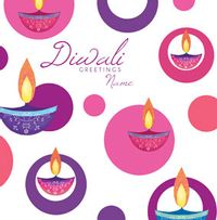 Diwali - Coloured Diya Candles