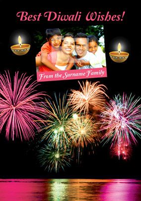 Diwali - Wishes & Fireworks Photo