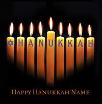 Tap to view Happy Hanukkah - Menora