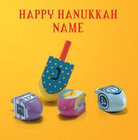 Tap to view Happy Hanukkah - Dreidels