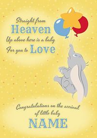 Dumbo New Baby Card