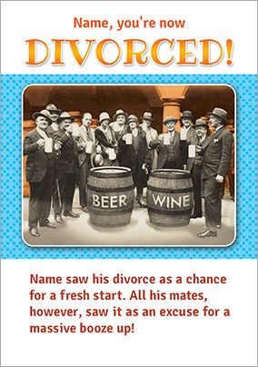 Jolly Follies - Divorce Card A Fresh Start