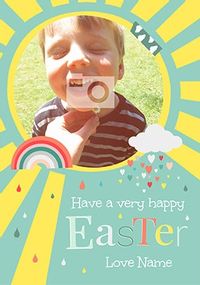 Tap to view A Very Happy Easter Blue Photo Card