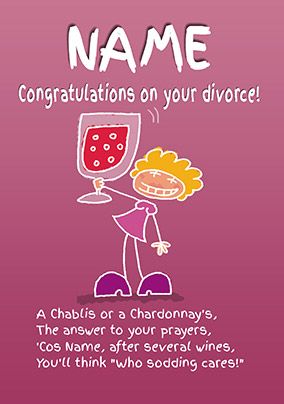 Emotional Rescue - Divorce Card Congratulations!