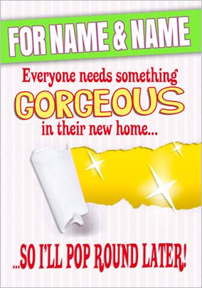 Emotional Rescue - New Home Card I'll Pop Round