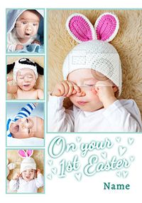 Tap to view Essentials Multi Photo Upload Script 1st Easter Card
