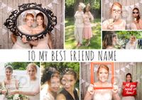 Essentials - Best Friends Card Bestie Multi Photo Upload