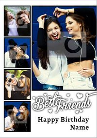 Tap to view Essentials - Best Friends Card Multi Photo Upload Birthday