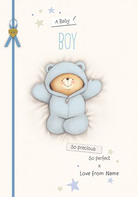 Forever Friends A New Baby Boy Card