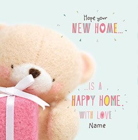 Happy New Home Personalised Card