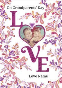 Tap to view Folklore - Grandparents' Day Card Love Photo Upload