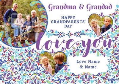 Folklore - Grandparents' Day Card Grandma & Grandad