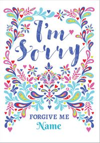 Tap to view Folklore - Apology Card Forgive Me