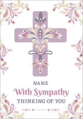 Folklore - Sympathy Card Thinking of You