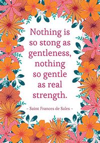 Tap to view Nothing is so Strong as Gentleness Personalised Card