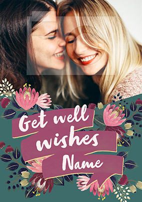 Get Well Soon Wishes Personalised Card