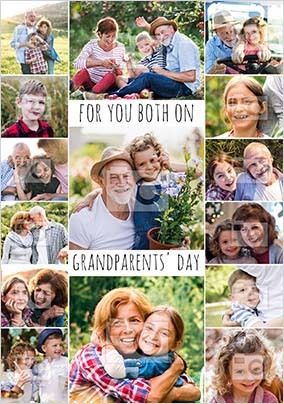 For You Both on Grandparents' Day Photo Card