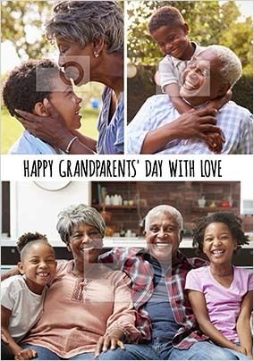 Happy Grandparents' Day With Love Photo Card