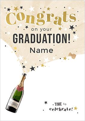 Congrats on Your Graduation Personalised Card