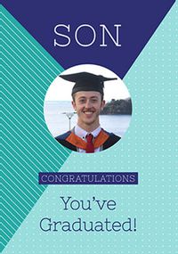 Tap to view Son Graduation Photo Card