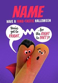 Tap to view Fang-Tastic Halloween Personalised Card
