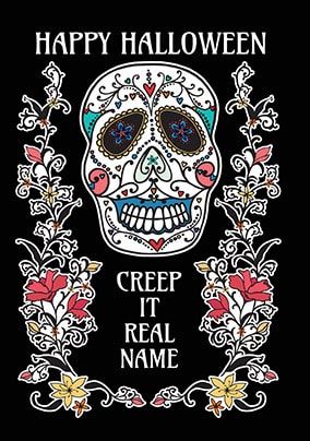 Creep It Real Personalised Halloween Card