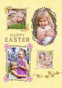 Tap to view Happy Easter Frames Multi Photo Card