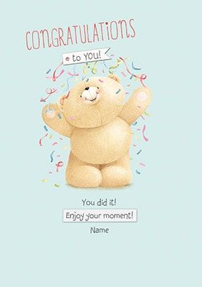 Congratulations - You Did It! Personalised Card