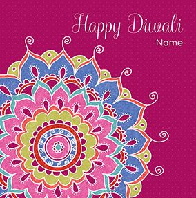 Happy Diwali Personalised Card