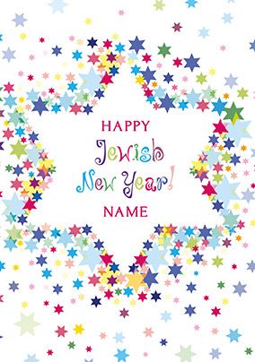 Happy Jewish New Year Personalised Card