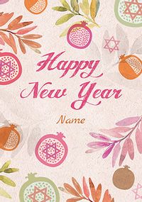 Tap to view Happy New Year Fruit Personalised Card