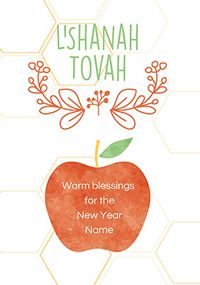L'Shanah Tovah Personalised Card