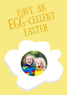 Egg-cellent Easter Photo Upload Card