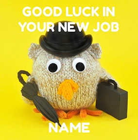 Knit  Purl - Good Luck in Your New Job