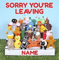 Knit & Purl - Sorry You're Leaving Card