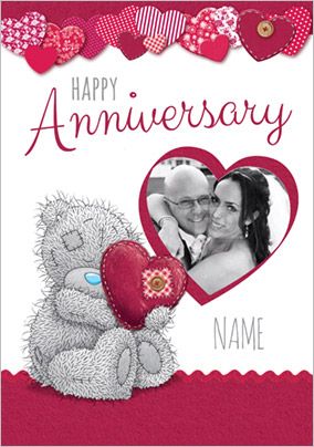 Me to You - Anniversary Card Heart Photo Upload