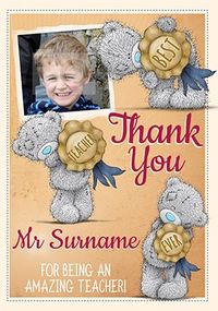 Tap to view Amazing Teacher Thank You Card - Me To You