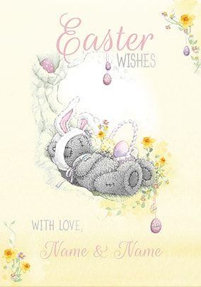 Me To You - Easter Wishes Personalised Card