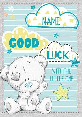 Good Luck With The Little One New Baby Card